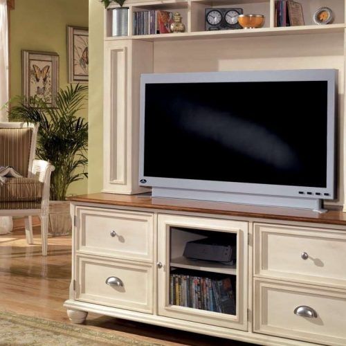 Light Colored Tv Stands (Photo 8 of 15)