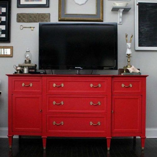 Rustic Red Tv Stands (Photo 15 of 20)