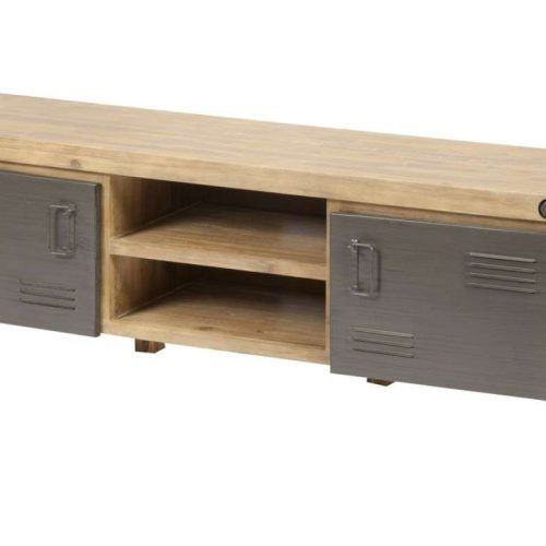Metal And Wood Tv Stands (Photo 8 of 15)