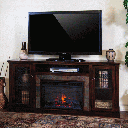 Electric Fireplace Tv Stands With Shelf (Photo 10 of 20)