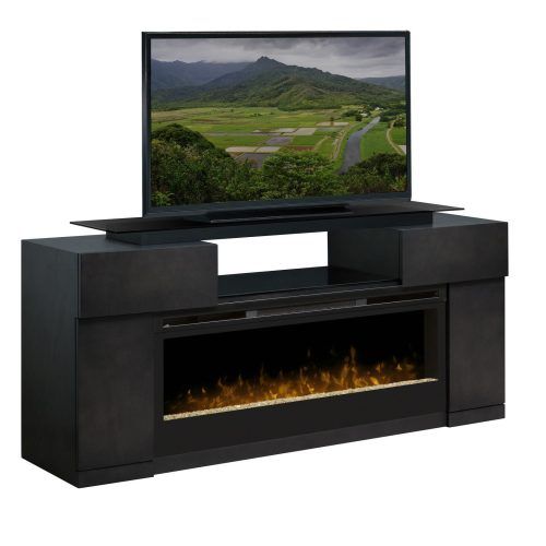 Chicago Tv Stands For Tvs Up To 70" With Fireplace Included (Photo 20 of 20)