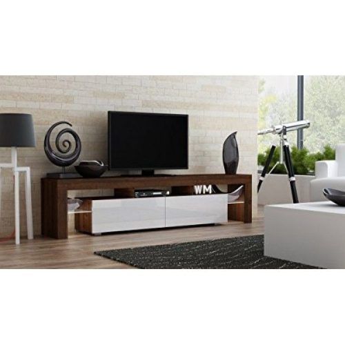 Milano 200 Wall Mounted Floating Led 79" Tv Stands (Photo 16 of 20)