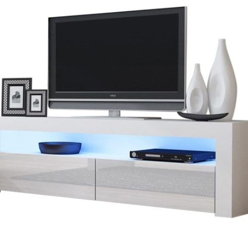 Milano 200 Wall Mounted Floating Led 79" Tv Stands (Photo 6 of 20)