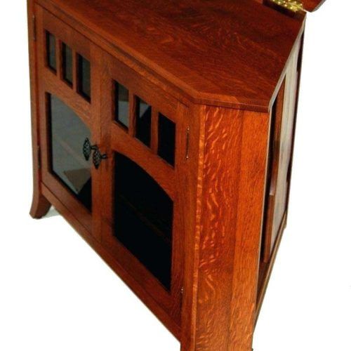 Real Wood Corner Tv Stands (Photo 4 of 15)