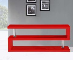 2024 Best of Red Gloss Tv Cabinets