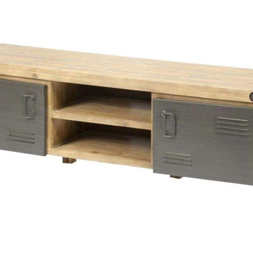 Wood And Metal Tv Stands (Photo 7 of 15)