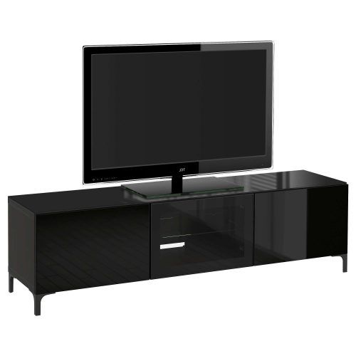 Black Tv Cabinets With Doors (Photo 7 of 20)