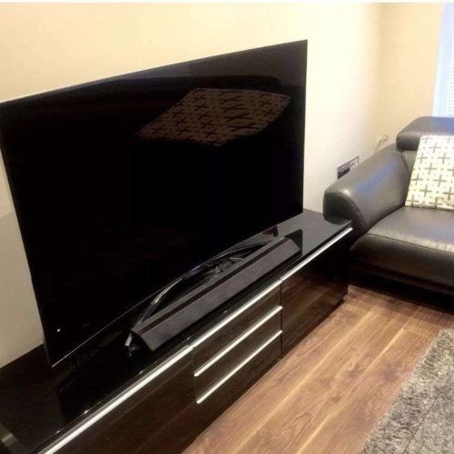 Shiny Black Tv Stands (Photo 12 of 15)