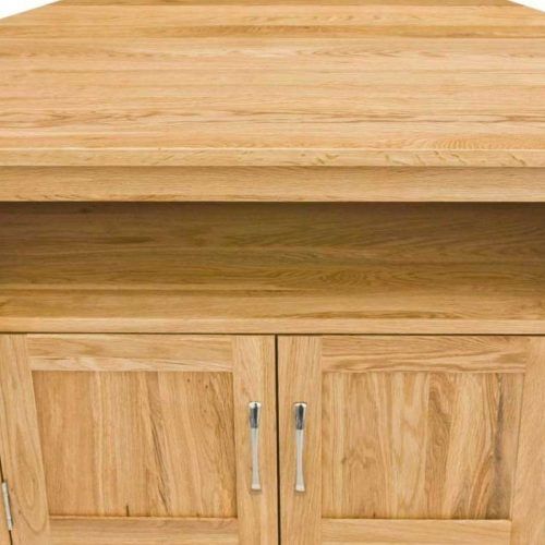 Oak Tv Cabinets For Flat Screens With Doors (Photo 17 of 20)