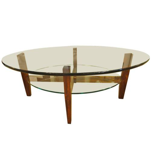Glass And Pewter Oval Coffee Tables (Photo 8 of 20)