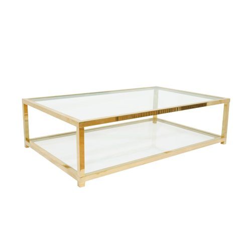 Rectangular Coffee Tables With Brass Legs (Photo 3 of 20)