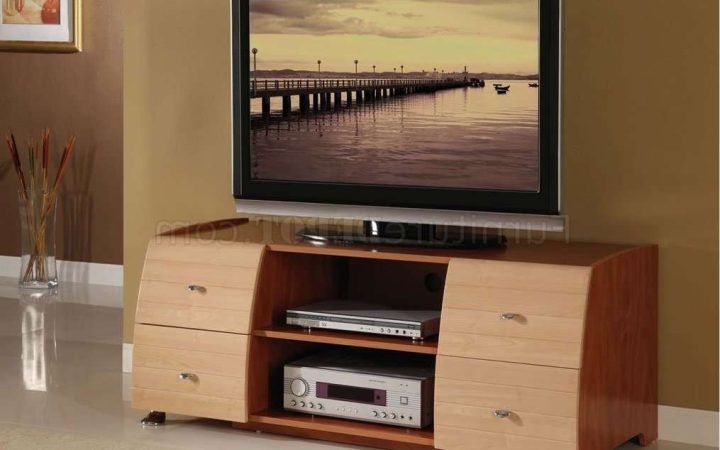 2024 Latest Maple Wood Tv Stands