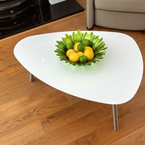 Gloss White Steel Coffee Tables (Photo 8 of 20)