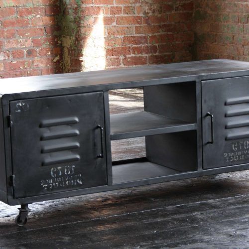 Industrial Tv Cabinets (Photo 6 of 20)