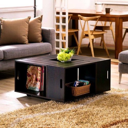 Square Coffee Tables With Storage Cubes (Photo 2 of 20)