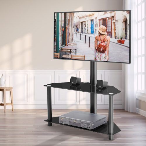 Swivel Floor Tv Stands Height Adjustable (Photo 1 of 20)