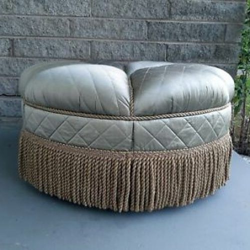 Green Fabric Square Storage Ottomans With Pillows (Photo 11 of 20)