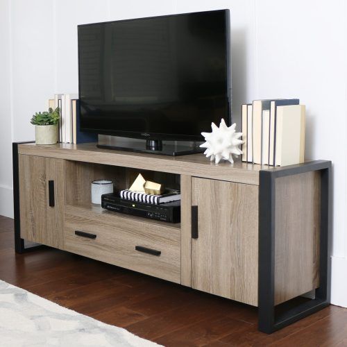 Walker Edison Contemporary Tall Tv Stands (Photo 9 of 20)