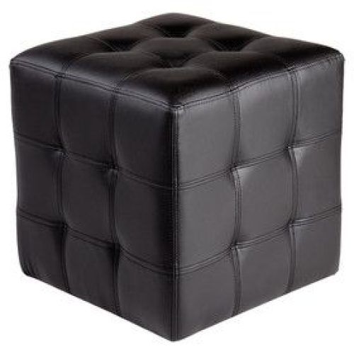 Twill Square Cube Ottomans (Photo 11 of 20)