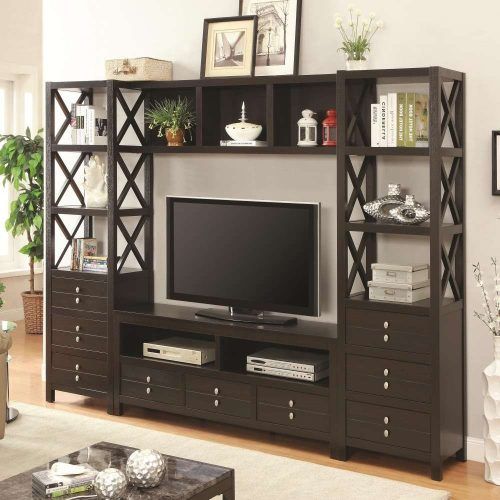 Tv Stands With Drawers And Shelves (Photo 1 of 15)