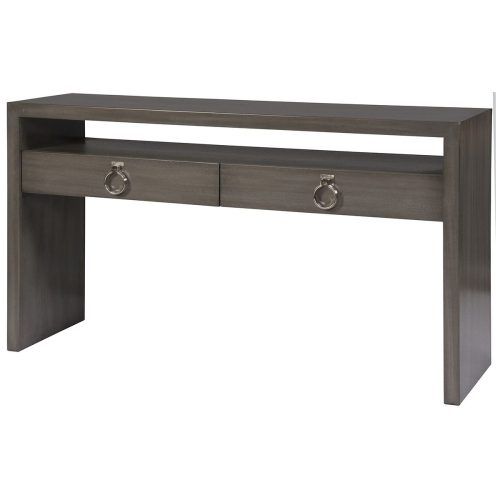 Parsons White Marble Top & Dark Steel Base 48X16 Console Tables (Photo 16 of 20)