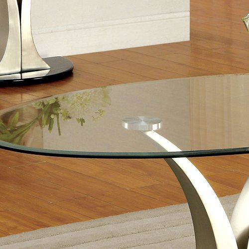 Velma Modern Satin Plated Coffee Tables (Photo 4 of 20)