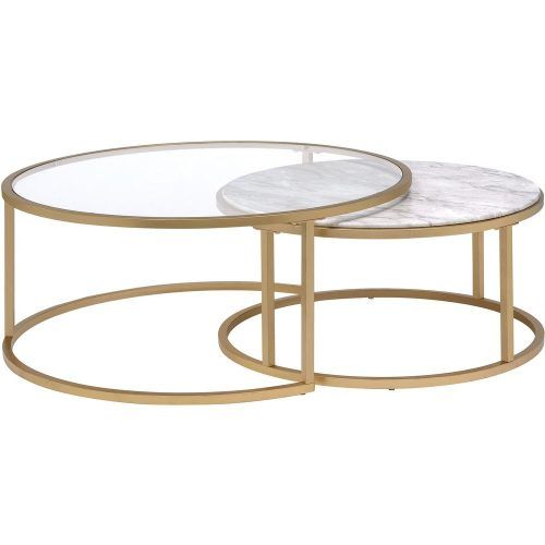 2-Piece Modern Nesting Coffee Tables (Photo 12 of 20)