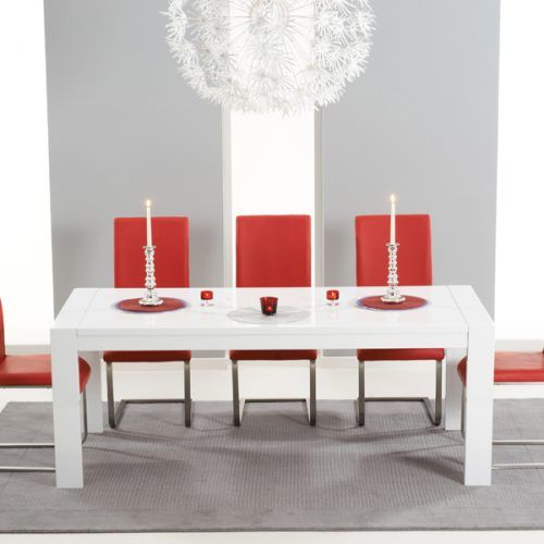 Red Gloss Dining Tables (Photo 8 of 20)