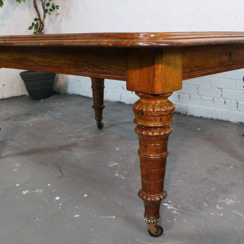 Antique Oak Dining Tables (Photo 16 of 20)
