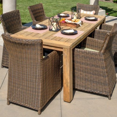 Valencia 72 Inch 7 Piece Dining Sets (Photo 6 of 20)