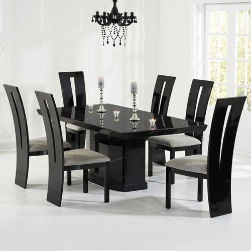 Black Gloss Dining Room Furniture (Photo 2 of 20)
