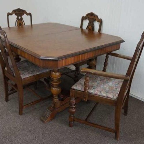 Mahogany Dining Tables And 4 Chairs (Photo 1 of 20)