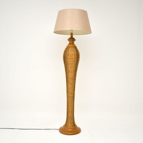 Woven Cane Floor Lamps (Photo 3 of 20)