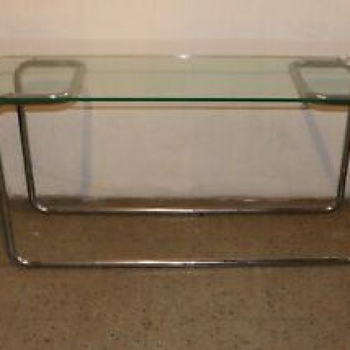 Glass And Chrome Console Tables (Photo 9 of 20)