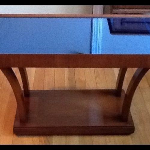 Antique Blue Wood And Gold Coffee Tables (Photo 14 of 20)