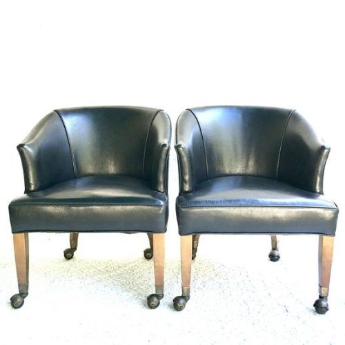 Montenegro Faux Leather Club Chairs (Photo 7 of 20)