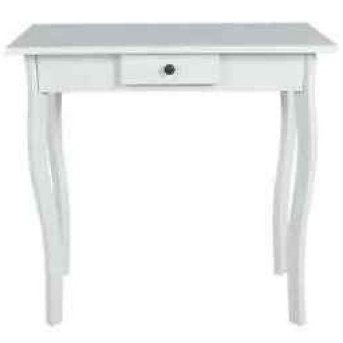 White Geometric Console Tables (Photo 5 of 20)