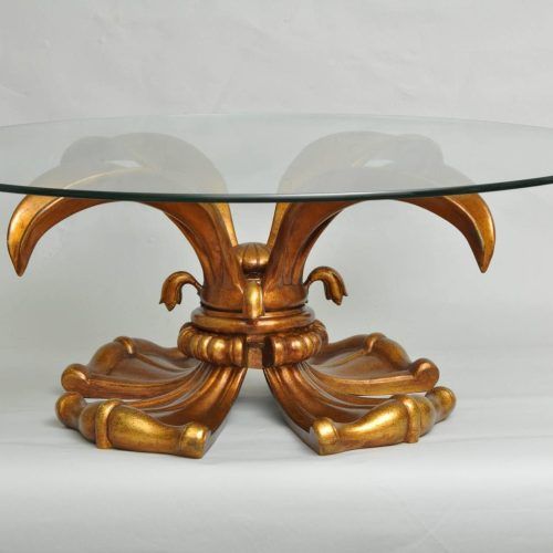 Antique Gold And Glass Coffee Tables (Photo 20 of 20)