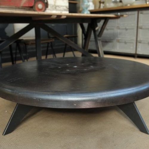 Round Industrial Coffee Tables (Photo 10 of 20)
