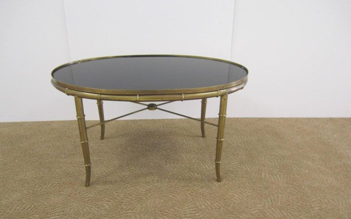 Top 20 of Antique Brass Round Cocktail Tables