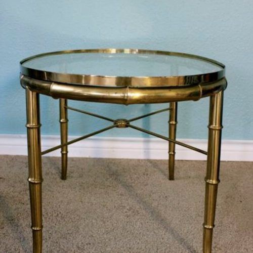 Brass Smoked Glass Cocktail Tables (Photo 10 of 20)