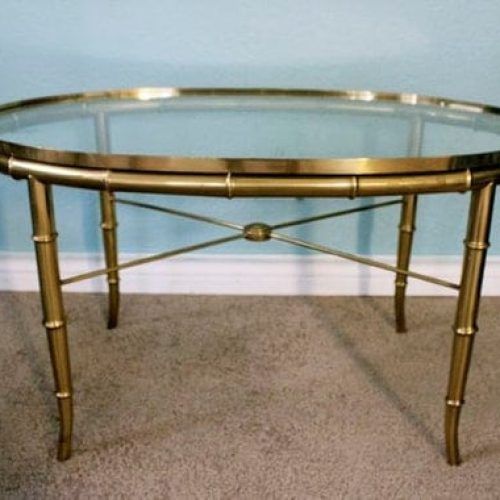 Antique Brass Round Cocktail Tables (Photo 6 of 20)