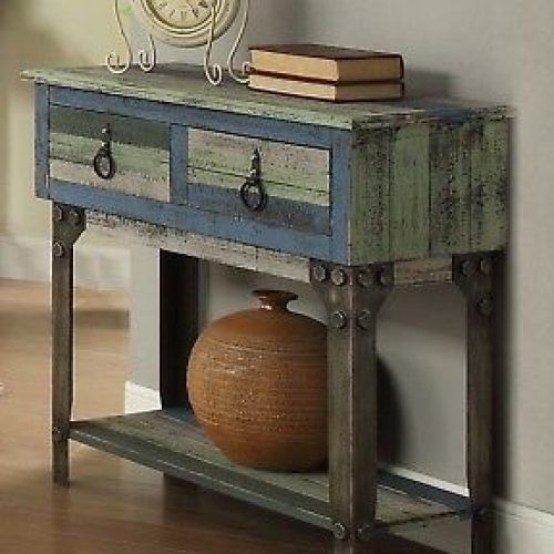 3-Piece Shelf Console Tables (Photo 5 of 20)