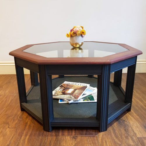 Octagon Glass Top Coffee Tables (Photo 18 of 20)