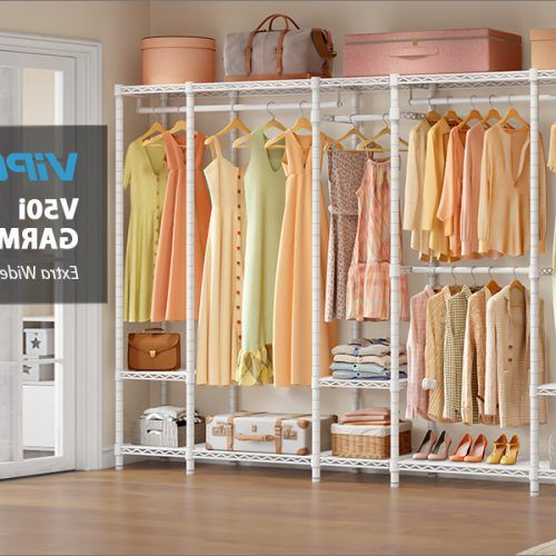 Extra-Wide Portable Wardrobes (Photo 8 of 20)