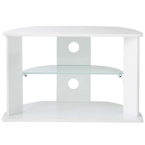 White Glass Tv Stands (Photo 11 of 15)