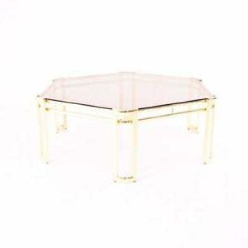 Brass Smoked Glass Console Tables (Photo 13 of 20)