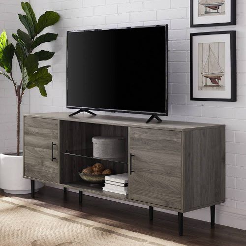 Walker Edison Contemporary Tall Tv Stands (Photo 7 of 20)