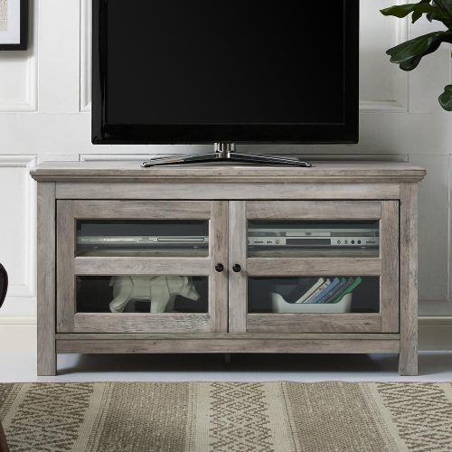 Techni Mobili 53" Driftwood Tv Stands In Grey (Photo 4 of 20)