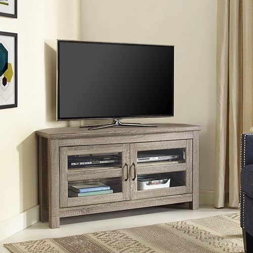 Corner Tv Stands For Tvs Up To 48" Mahogany (Photo 18 of 20)